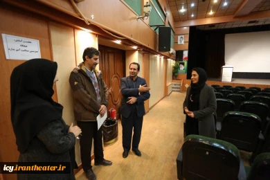 بازدید مریم کاظمی از سالن های جشنواره