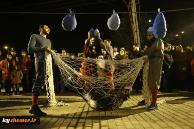 گزارش تصویری نمایش خیابانی " سیاره فتالاموس"