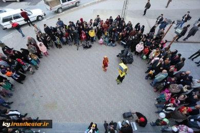 گزارش تصویری نمایش خیابانی " مبارک باشد"