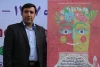نصب نماد جشنواره بین‌المللی تئاتر کودک و نوجوان در محوطه تالار فجر همدان 2