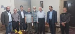 عیادت دبیر جشنواره بیست و هفتم از پیشکسوت تئاتر همدان 2