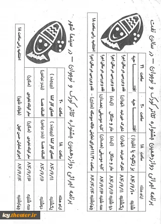 جدول اجراها