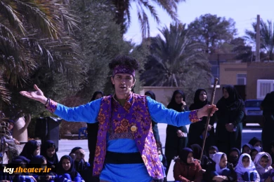 نقل رستم و اکران دیو - نقال: یاسر پوردشتی - عکس: اختر تاجیک