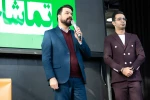 هنرمندان حاضر در افتتاحیه جشنواره تئاتر کودک و نوجوان در اردکان- عکس: ریحانه خواجه منصوری