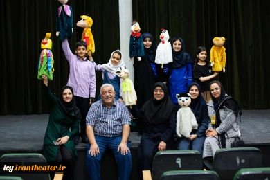 کارگاه آموزشی مجتبی کاظمی-  تالار خورشید میبد- عکس: ریحانه خواجه منصوری
