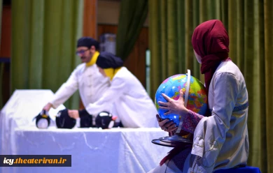 کارگاه نمایش با تئاتر آبی - عکس: یاسین مهدیزاده