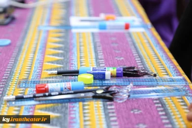 کارگاه ساخت ماسک توسط هنرمندانی از اسپانیا و ایتالیا - عکس: عرفان دهقان