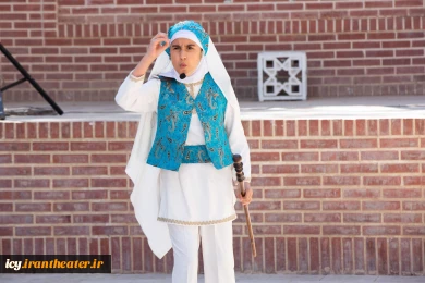 نقل مبارزه رستم و برزو - عکس: ریحانه خواجه منصوری