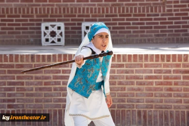 نقل مبارزه رستم و برزو - عکس: ریحانه خواجه منصوری