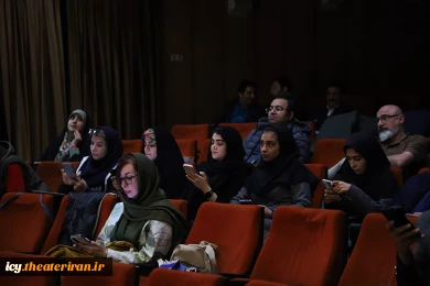 گزارش تصویری از نشست رسانه ای بیست و نهمین جشنواره بین المللی تئاتر کودک و نوجوان همدان
عکس ها از میلاد میرزاعلی و سیعد زین العابدینی - 1403/08/06